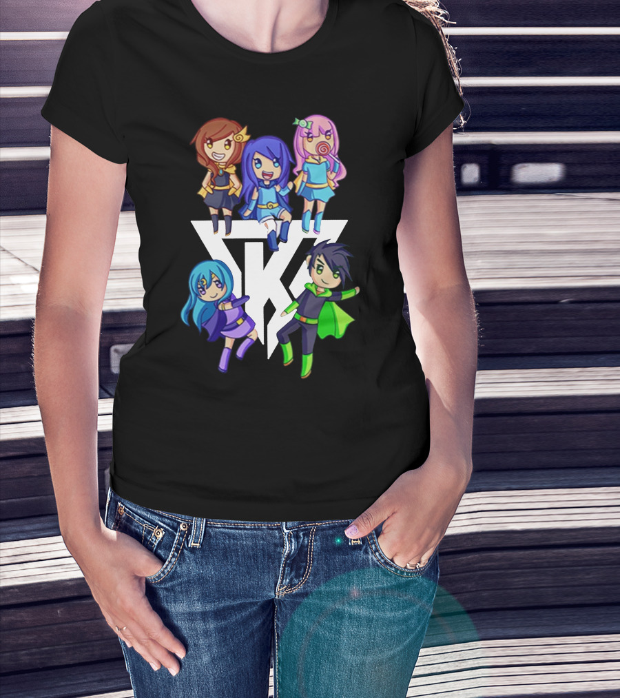 Itsfunneh Merch KREW Characters T-Shirt