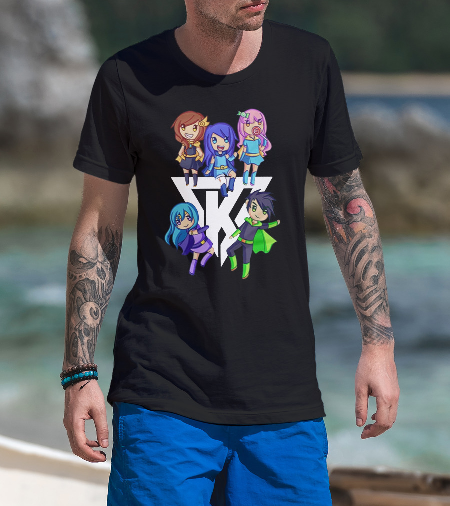 Itsfunneh Merch KREW Characters T-Shirt