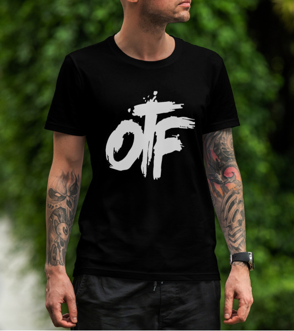 Lil Durk Merch OTF White Logo T-Shirt