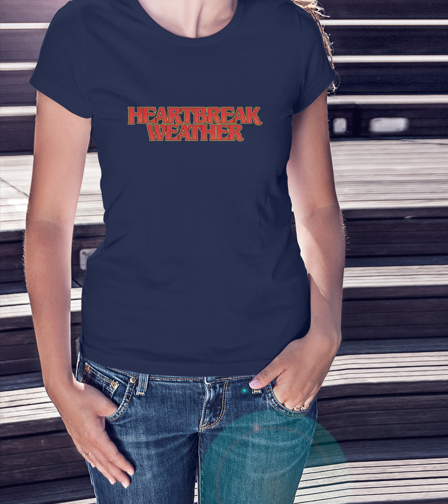 Heartbreak Weather Navy T-Shirt