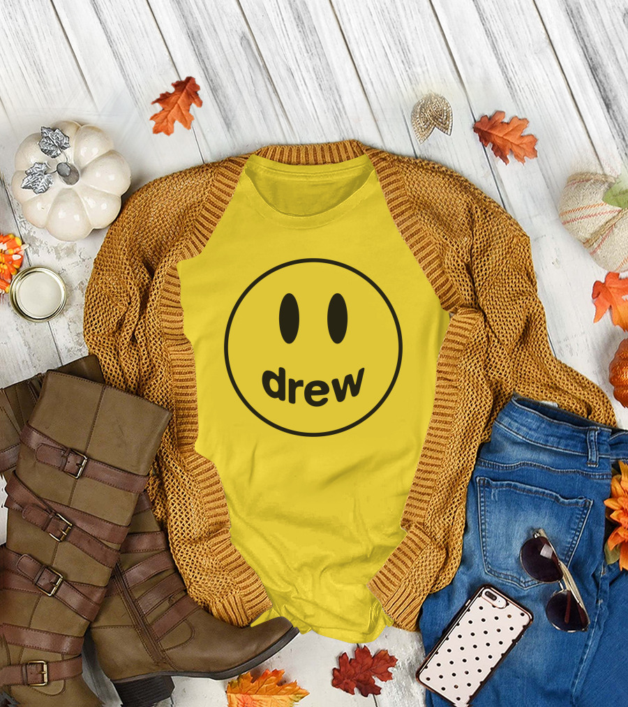 Drew House Yellow Smiley Face T-Shirt