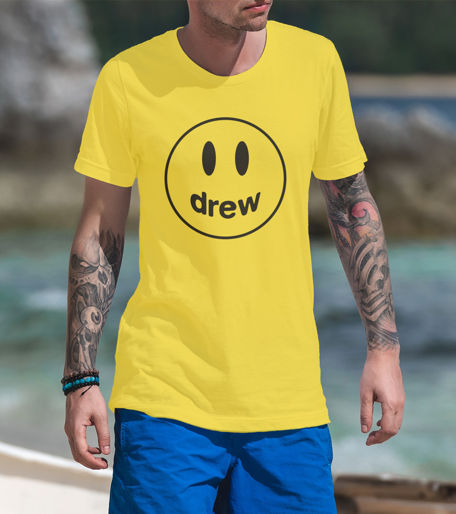 Drew House Yellow Smiley Face T-Shirt