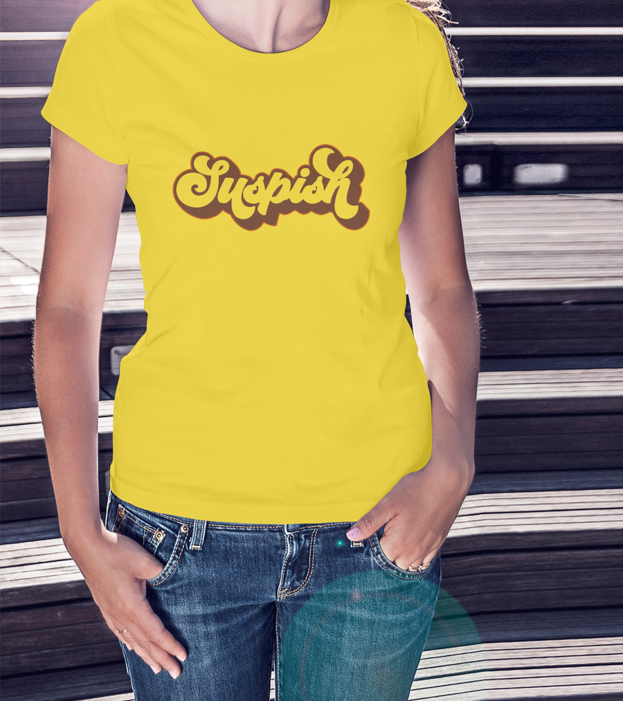 Merchlabs Suspish Stylized Text T-Shirt