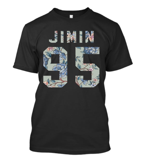 Jimin 95 Floral Pattern Kpop T-Shirt