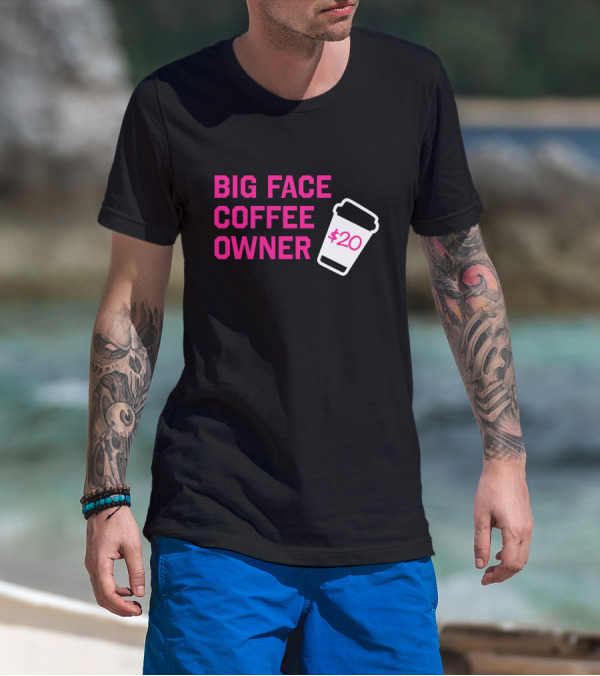 Big Face Coffee Owner $20 Miami Heat UK T-Shirt