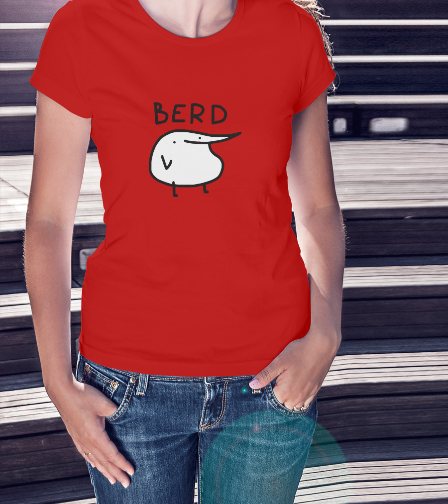 Berd Meme Cartoon Character T-Shirt