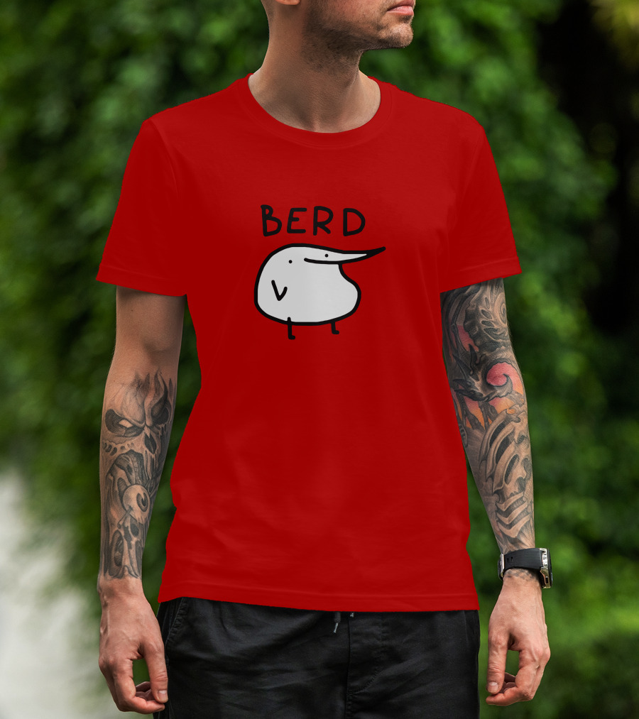Berd Meme Cartoon Character T-Shirt