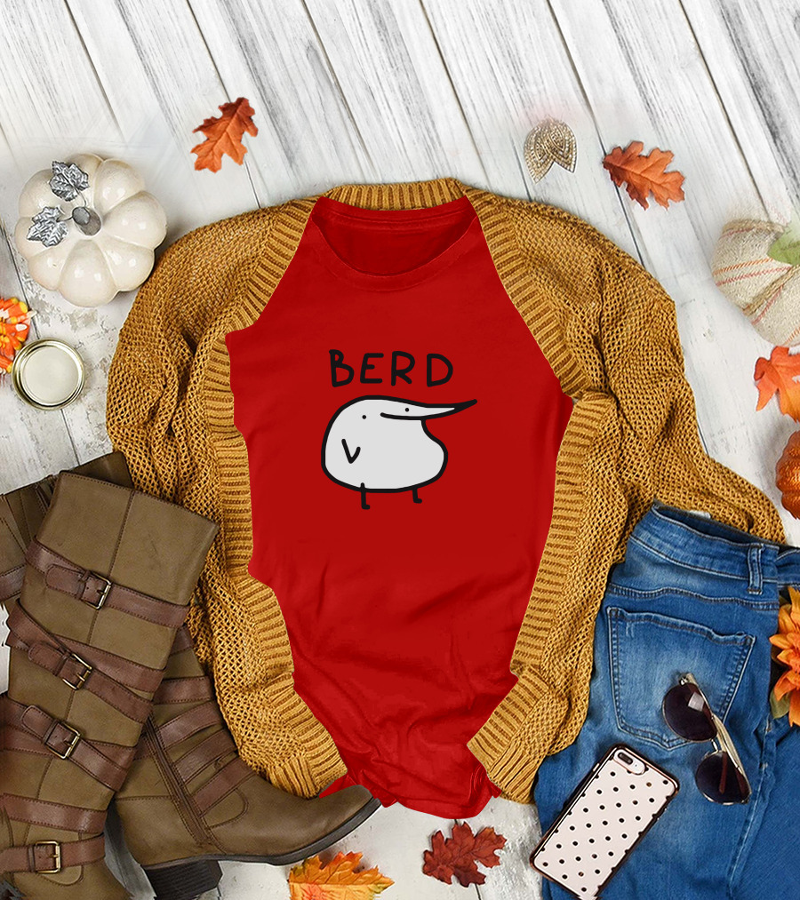 Berd Meme Cartoon Character T-Shirt
