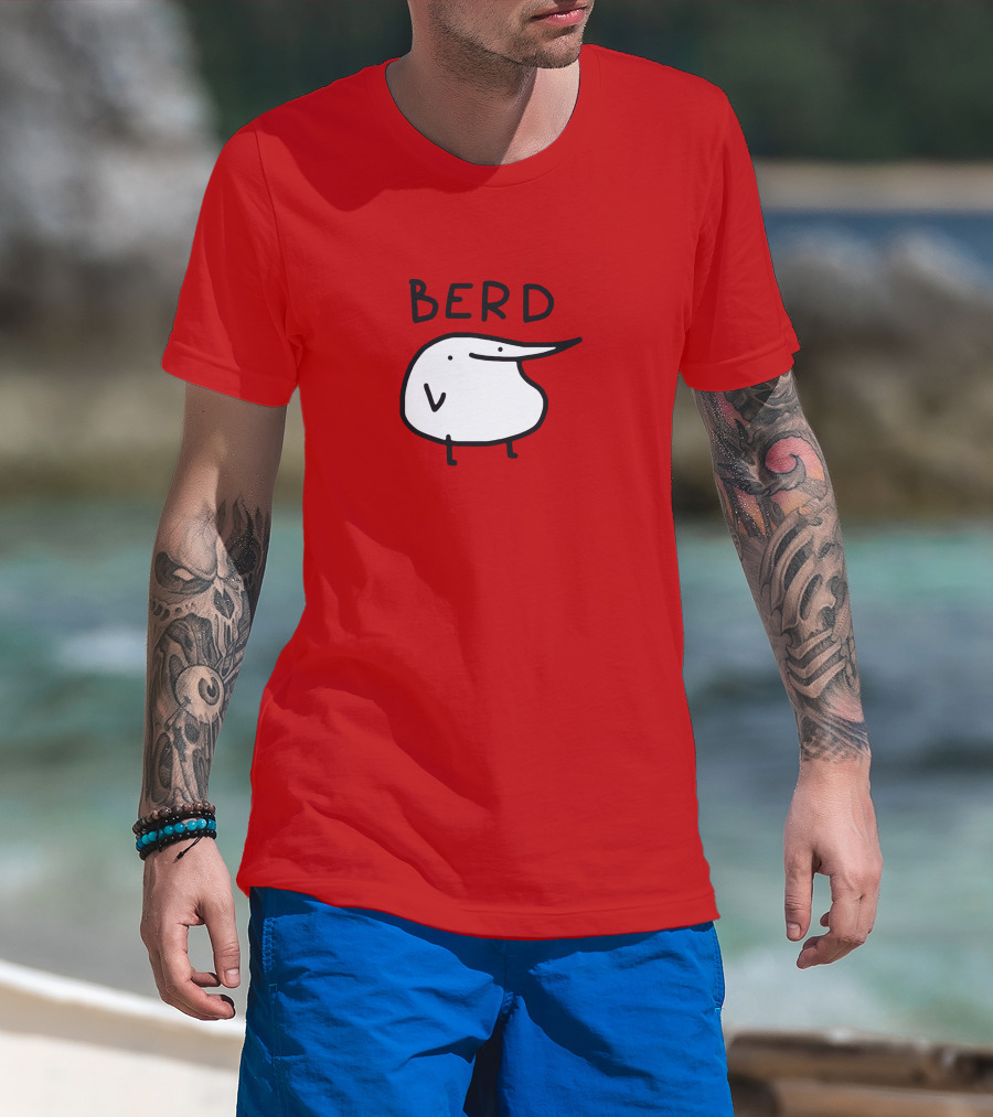 Berd Meme Cartoon Character T-Shirt