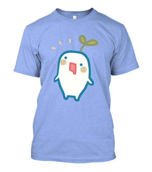 Senpai Market Sprout Superaenbow Kawaii Plant Character T-Shirt