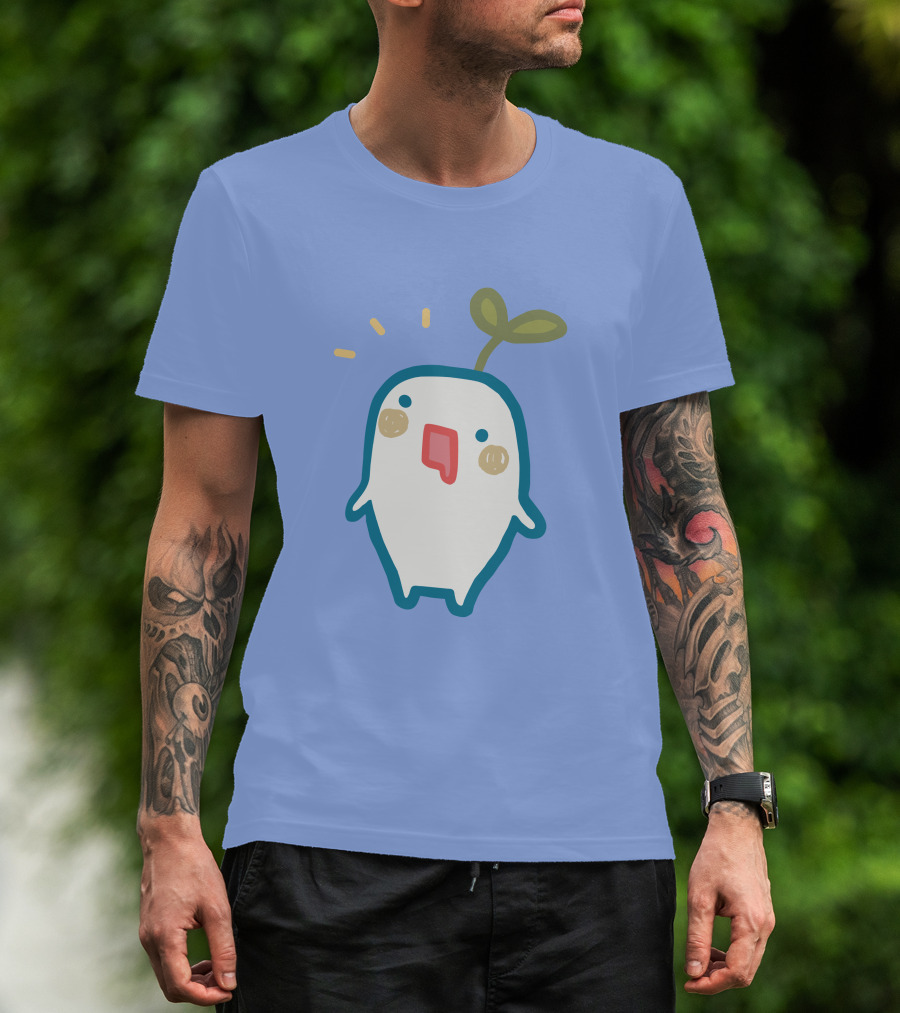 Senpai Market Sprout Superaenbow Kawaii Plant Character T-Shirt