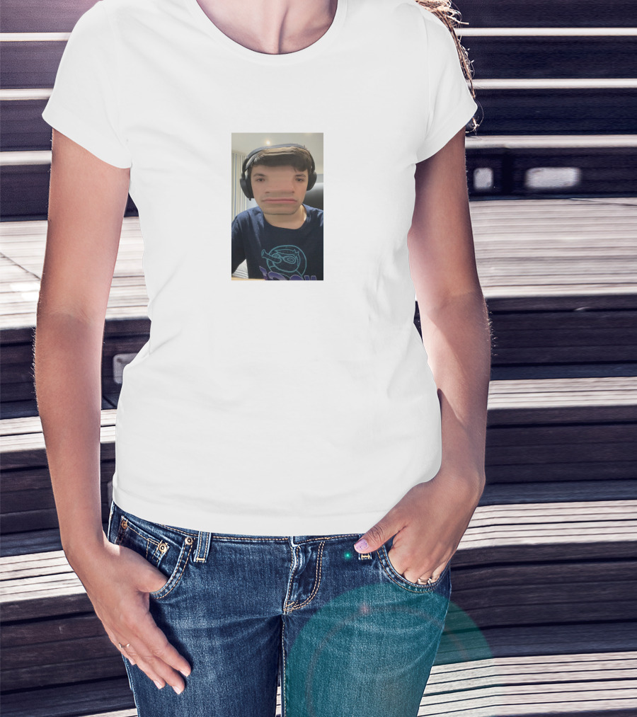 Georgenotfound Merch Grog Frog Humor Distorted Face T-Shirt