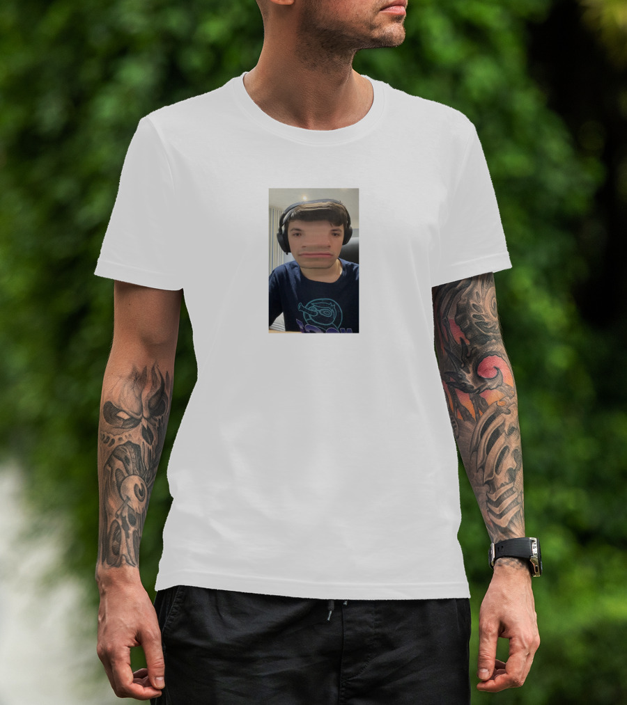 Georgenotfound Merch Grog Frog Humor Distorted Face T-Shirt