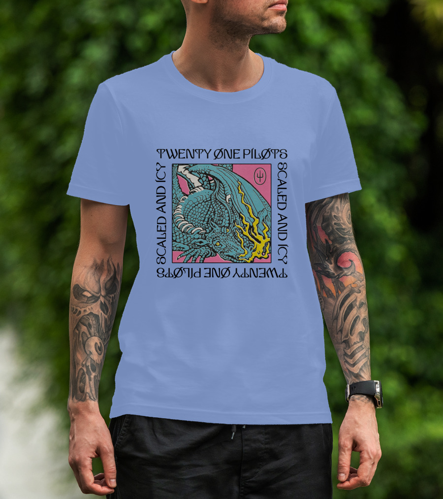 Twenty One Pilots Scaled And Icy Dragon T-Shirt