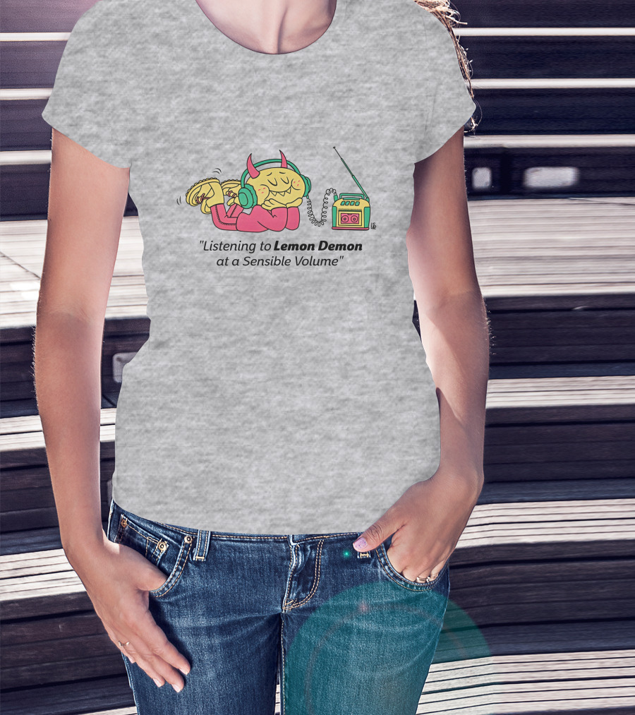 Listening To Lemon Demon At A Sensible Volume T-Shirt