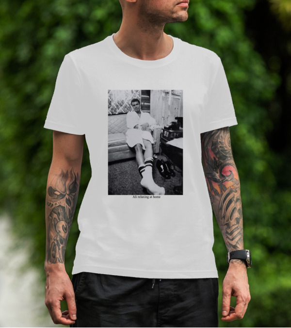 Muhammad Ali Relaxing At Home T-Shirt