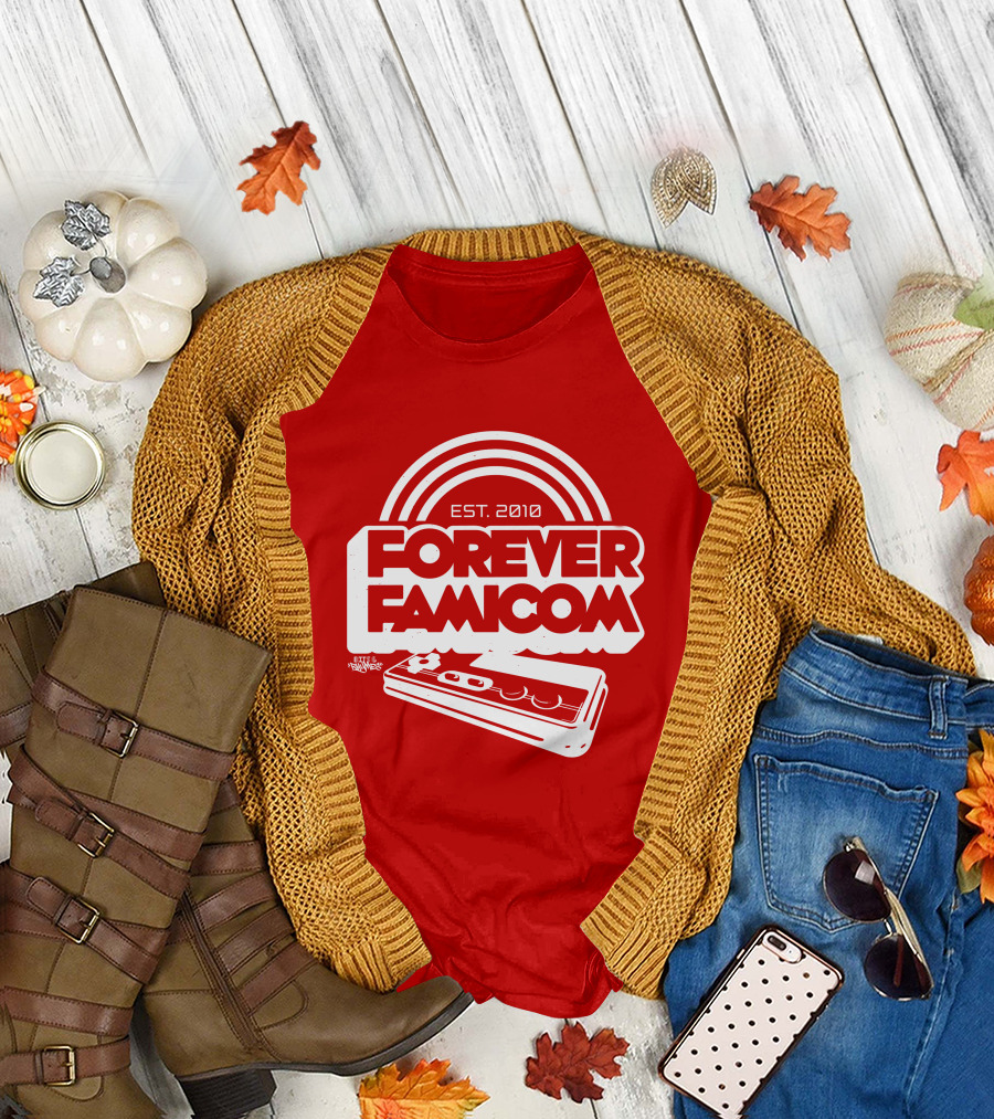 Bits And Rhymes Forever Famicom Est. 2010 Mega Ran Controller T-Shirt