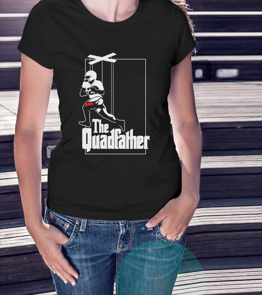 Aj Dillon The Quadfather Football Puppet T-Shirt