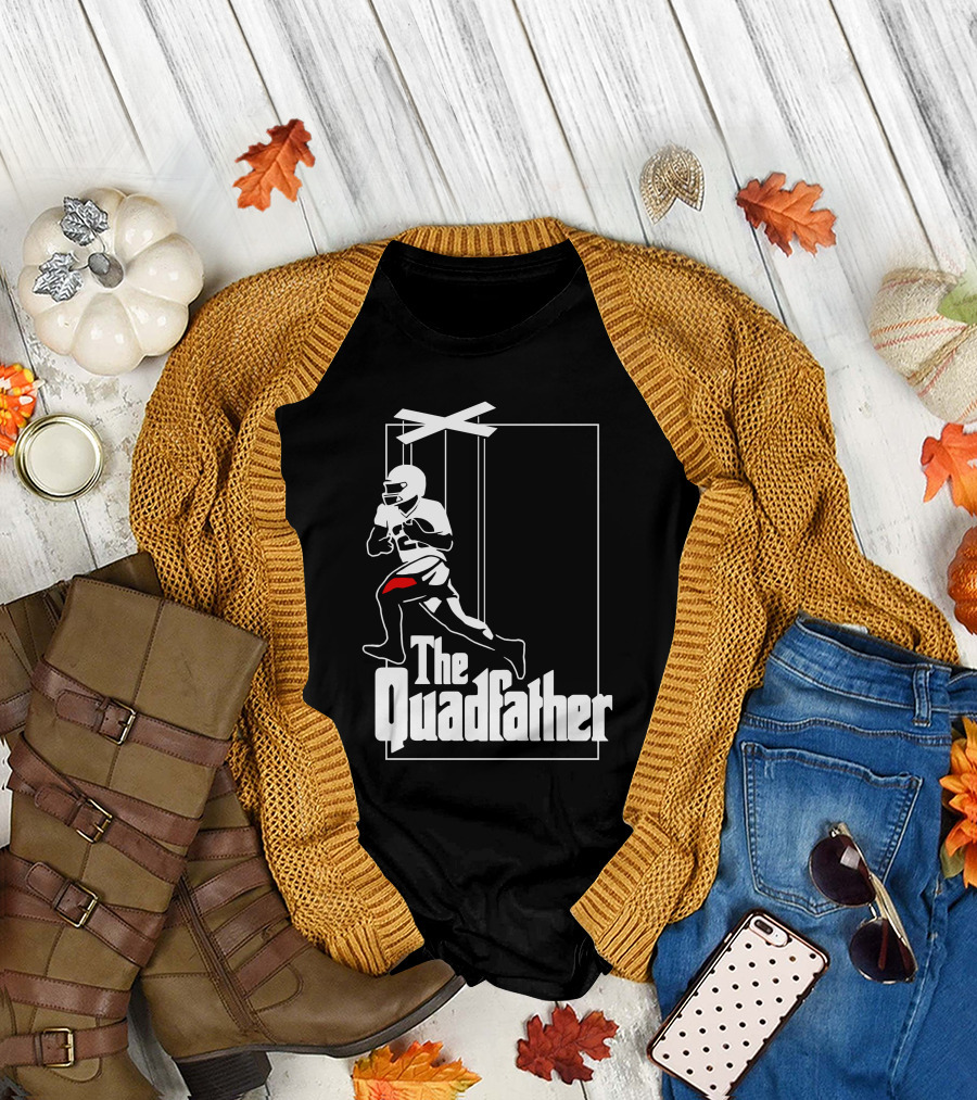 Aj Dillon The Quadfather Football Puppet T-Shirt