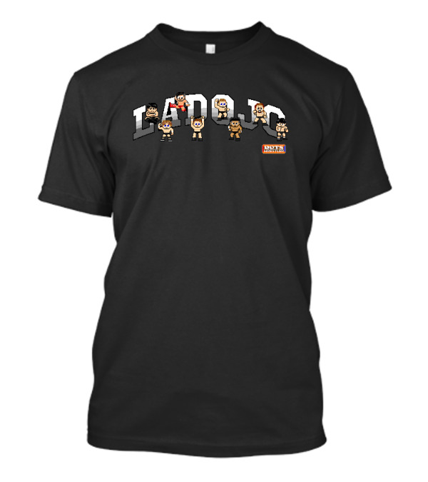 NJPW1972 Shop LA Dojo Dots Wrestler Retro Iconic T-Shirt