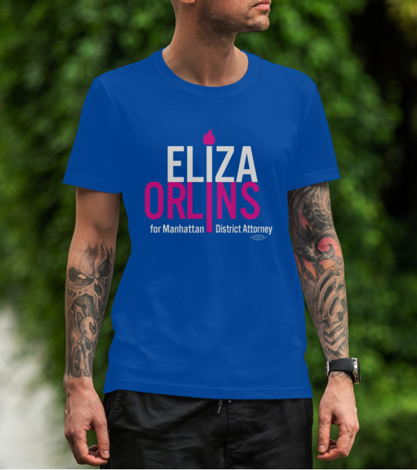 Eliza Orlins For Manhattan District Attorney Campaign Flame T-Shirt