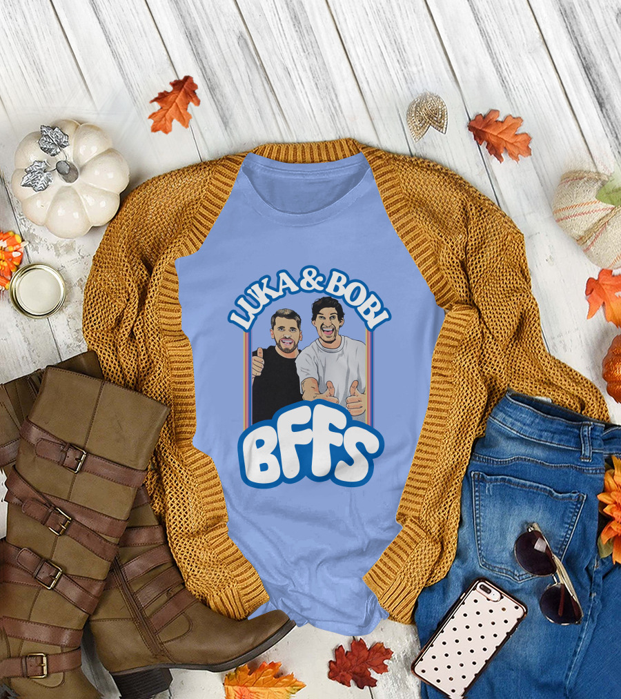 Luka and Bobi BFFs Thumbs Up Retro Style Duo T-Shirt