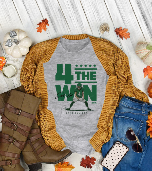 Jake Elliott 4 The Win NFLPA Football Player Nick Sirianni T-Shirt