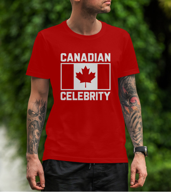 Canadian Celebrity Maple Leaf Flag Holy Elle T-Shirt