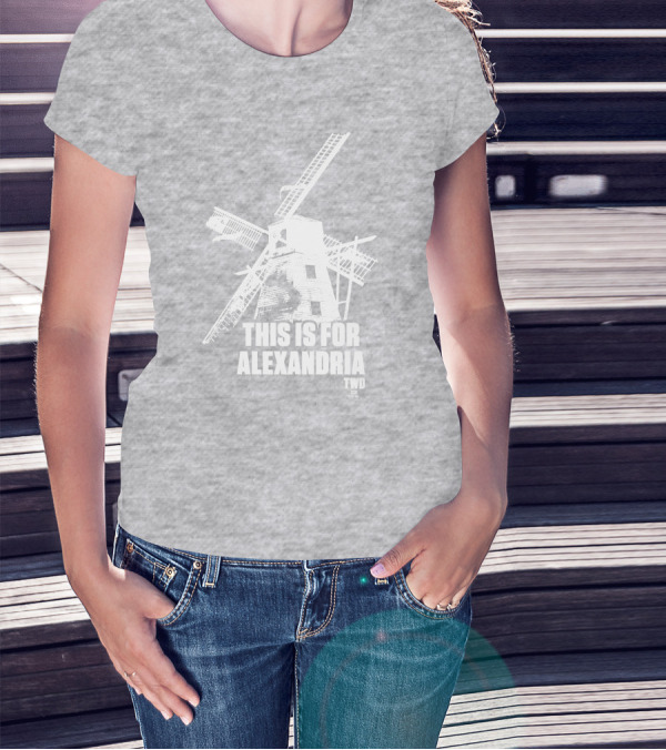 The Walking Dead TWD This Is For Alexandria Windmill T-Shirt