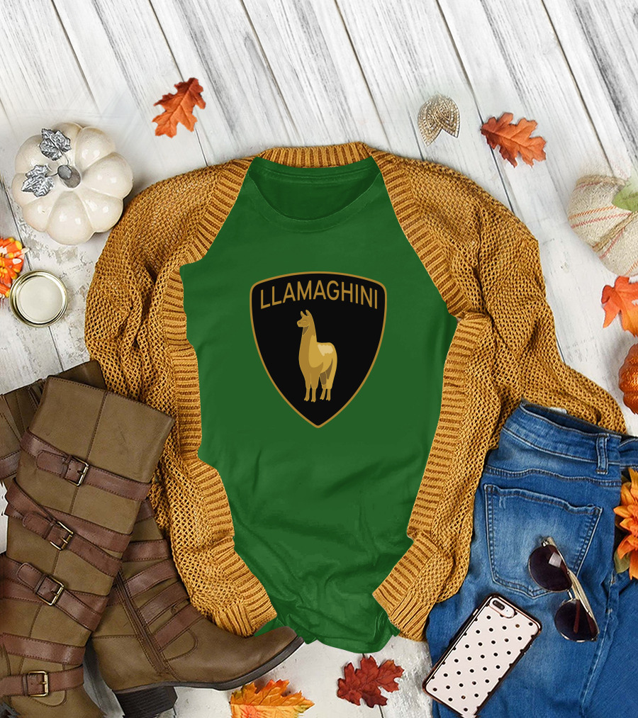 Llamaghini III Blipshift Shea Adam Emblem T-Shirt