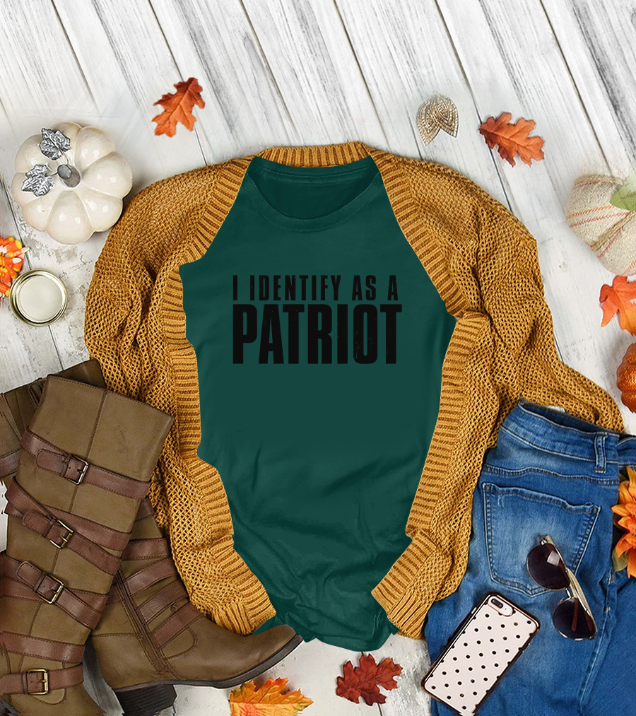 Patriot Crew Merch I Identify As A Patriot T-Shirt
