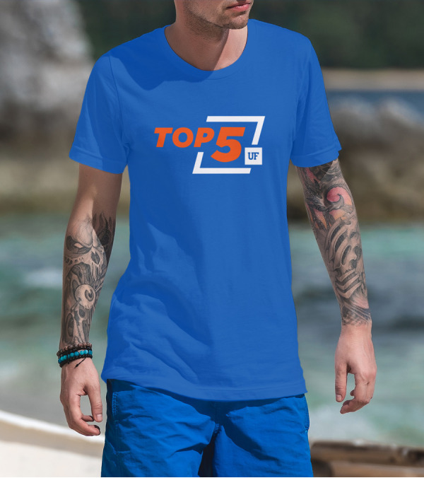Top 5 UF University Florida Gators Elite Ranking Achievement T-Shirt