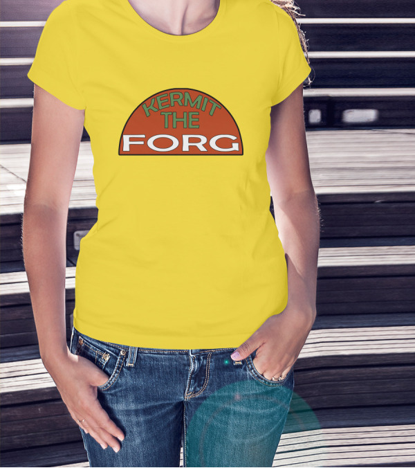 Kermit The Forg Muppet History Parody Humorous Play On Muppets Iconic Reference T-Shirt