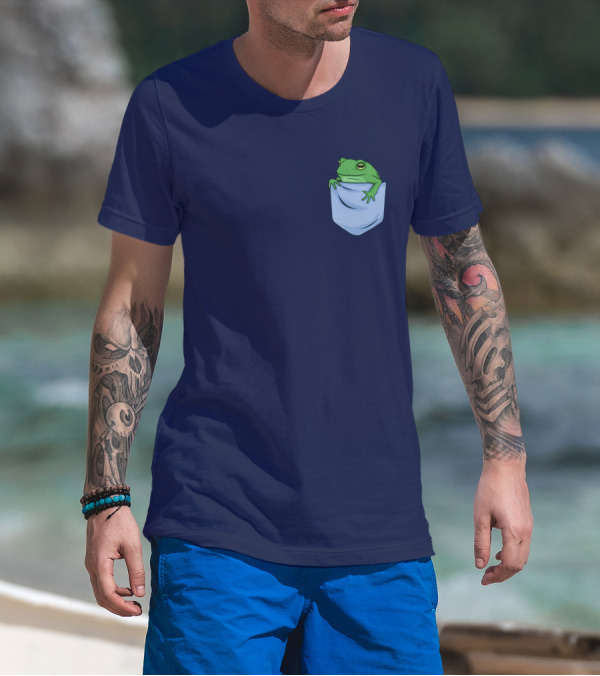 Jenna Lynn Meowri Frog In Pocket T-Shirt