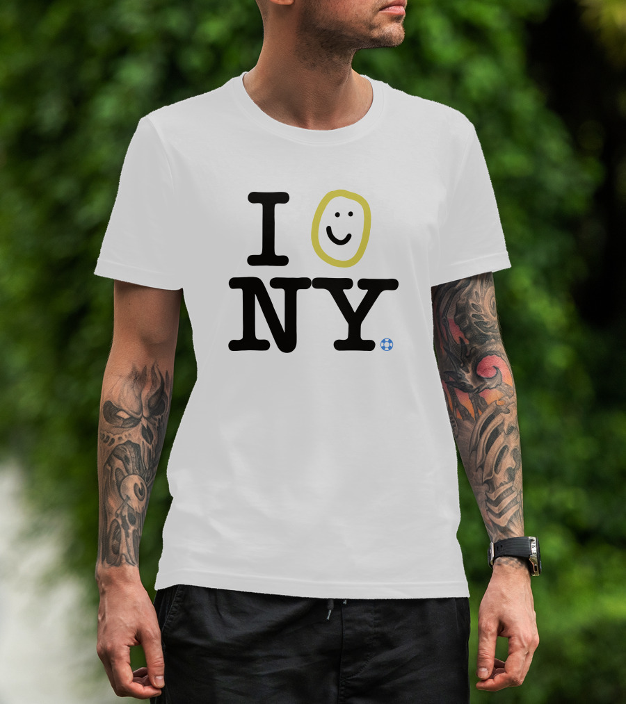 Happiness Project I Love NY Smile Merch New York Nick T-Shirt