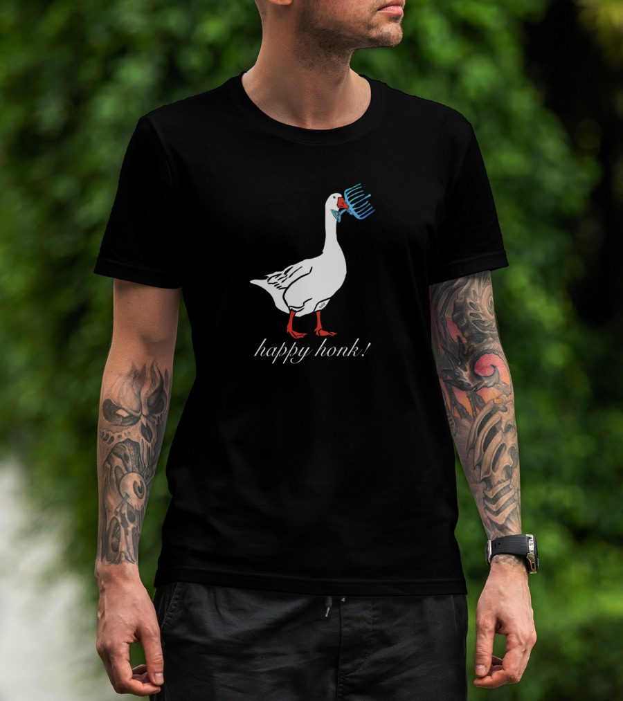 Maimonides-Nutz Happy Honk Goose With Comb T-Shirt