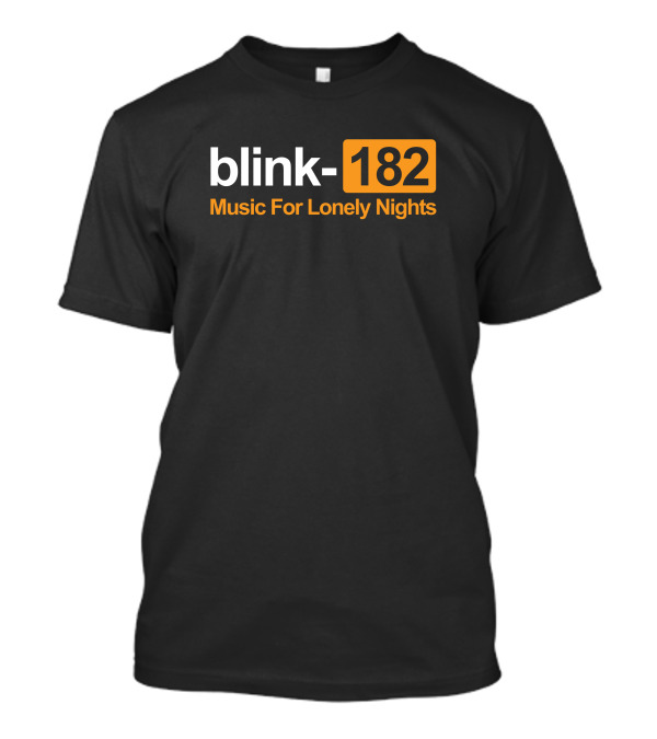 Blink-182 Music For Lonely Nights Nostalgic Alternative Rock Vibes T-Shirt