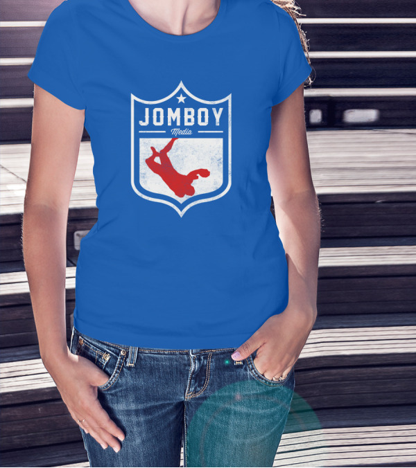 Jomboy Media Merch Thicc Six New Logo NFL Shield T-Shirt