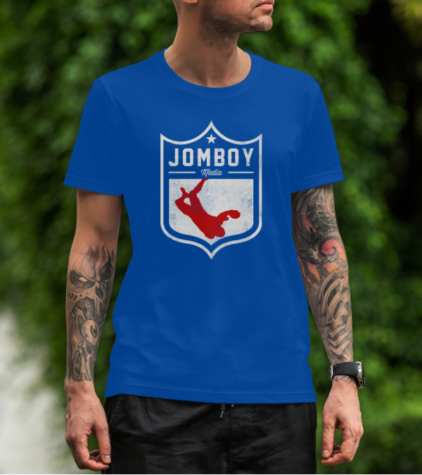 Jomboy Media Merch Thicc Six New Logo NFL Shield T-Shirt