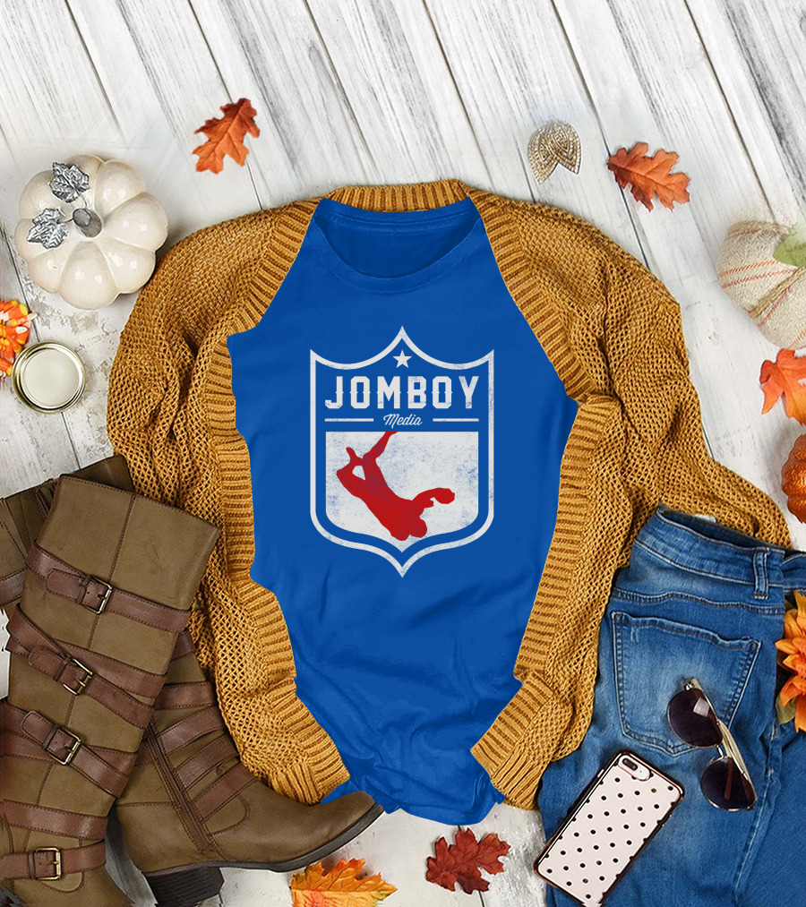 Jomboy Media Merch Thicc Six New Logo NFL Shield T-Shirt