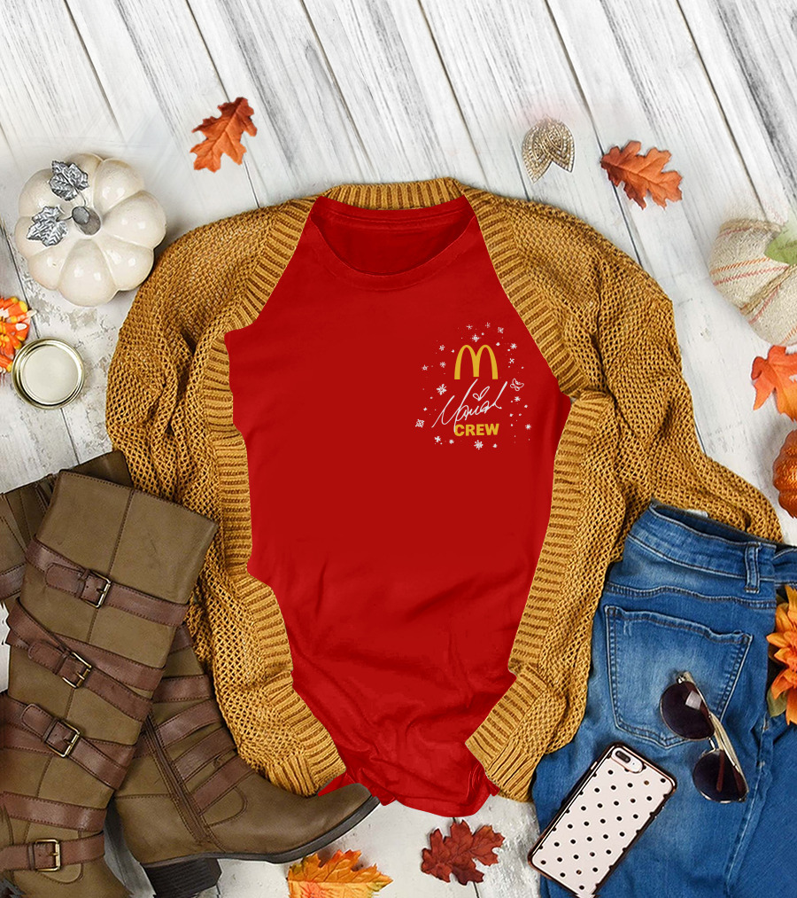 Mariah Crew McDonald's Logo Christmas T-Shirt