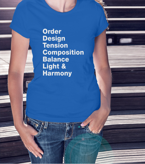 Order Design Tension Composition Balance Light And Harmony T-Shirt