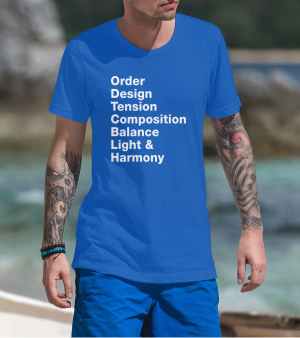 Order Design Tension Composition Balance Light And Harmony T-Shirt