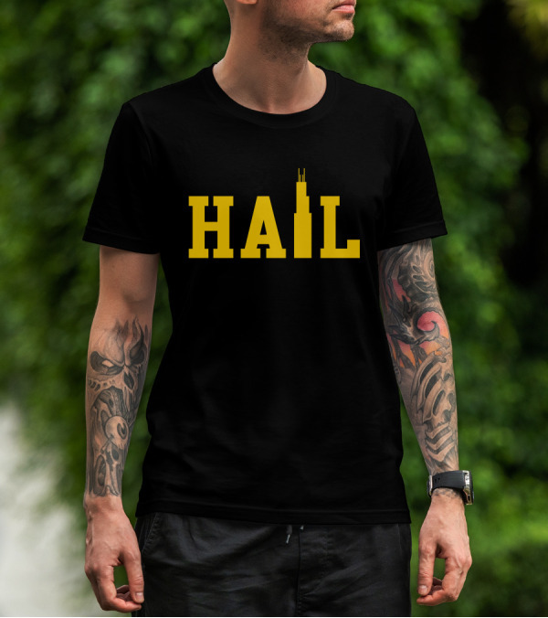 Jim Harbaugh Hail Skyline T-Shirt