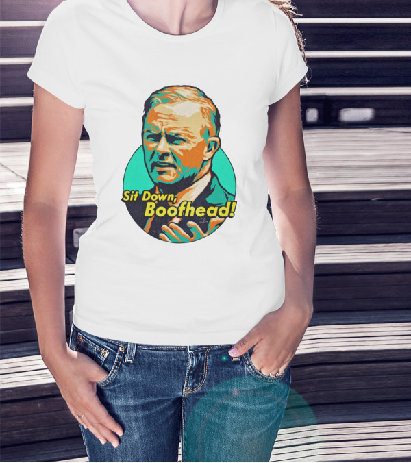 Sit Down Boofhead Scott Morrison Pop T-Shirt