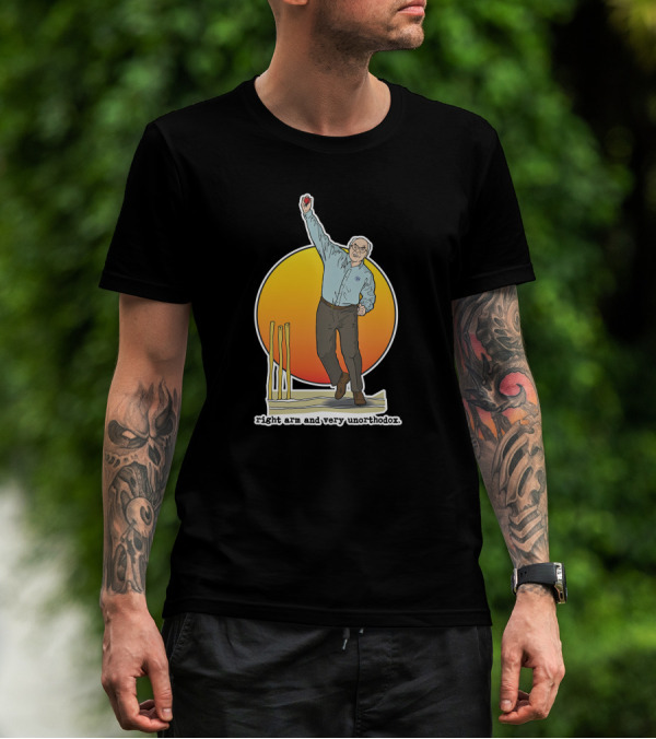 Right Arm And Very Unorthodox Bowling Stumps T-Shirt