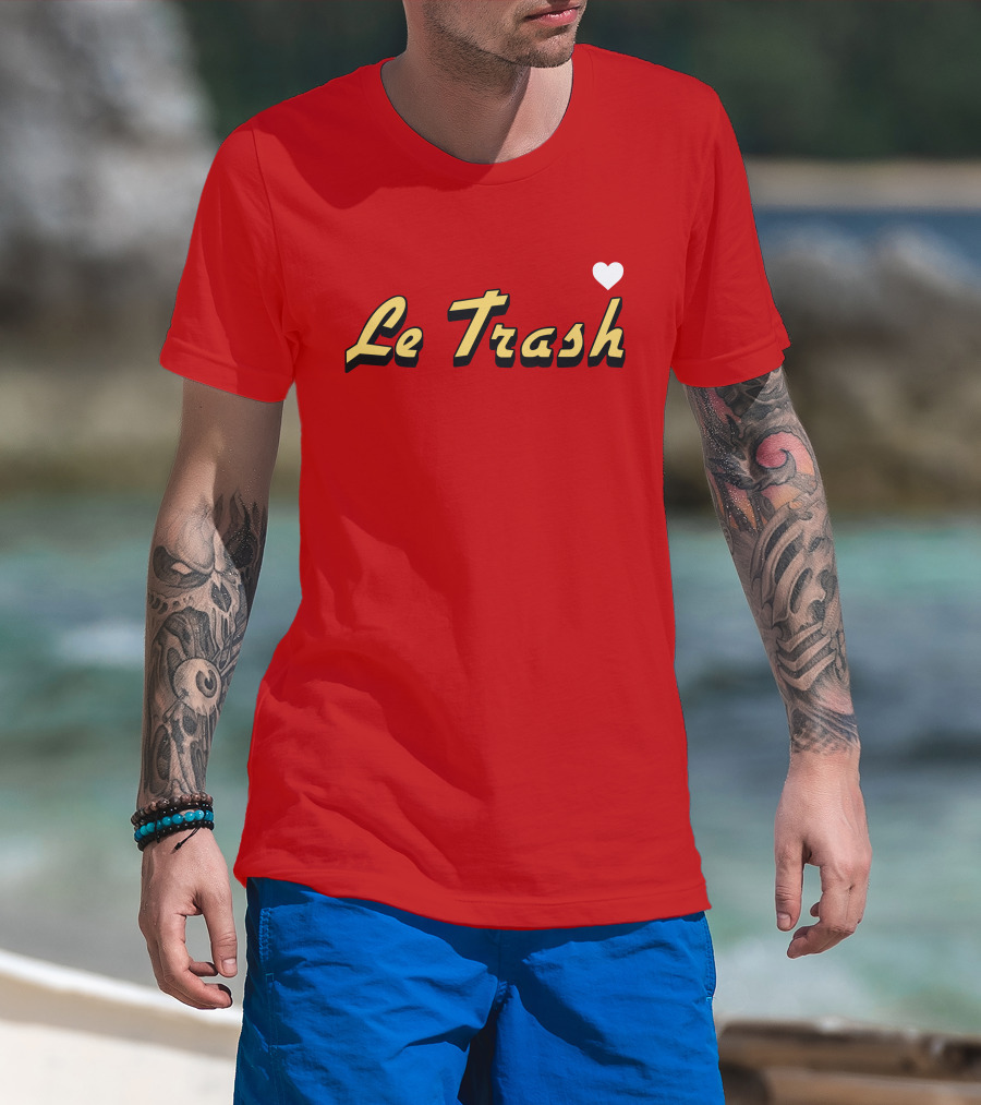 Le Trash Prime Video Fatin Jadmani Heart T-Shirt