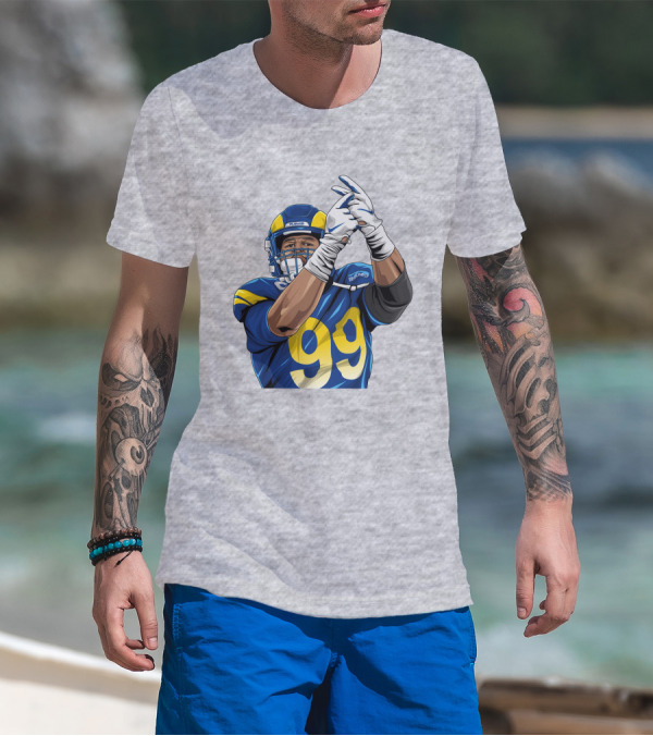 Aaron Donald 99 Rams House Jobsfinished20 Football Player T-Shirt