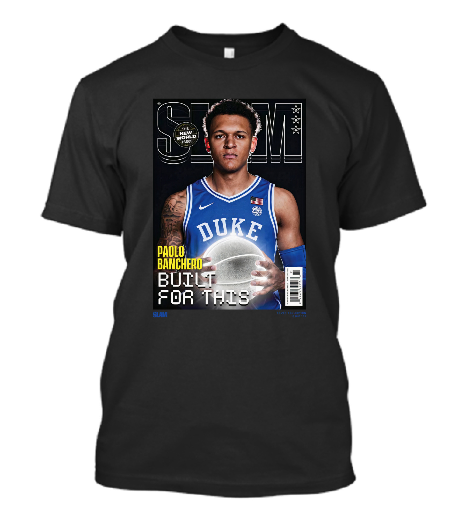 Slam Cover Paolo Banchero Duke Built For This New World Issue T-Shirt