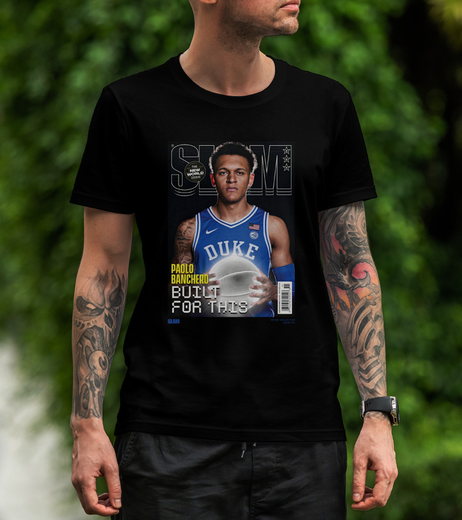 Slam Cover Paolo Banchero Duke Built For This New World Issue T-Shirt
